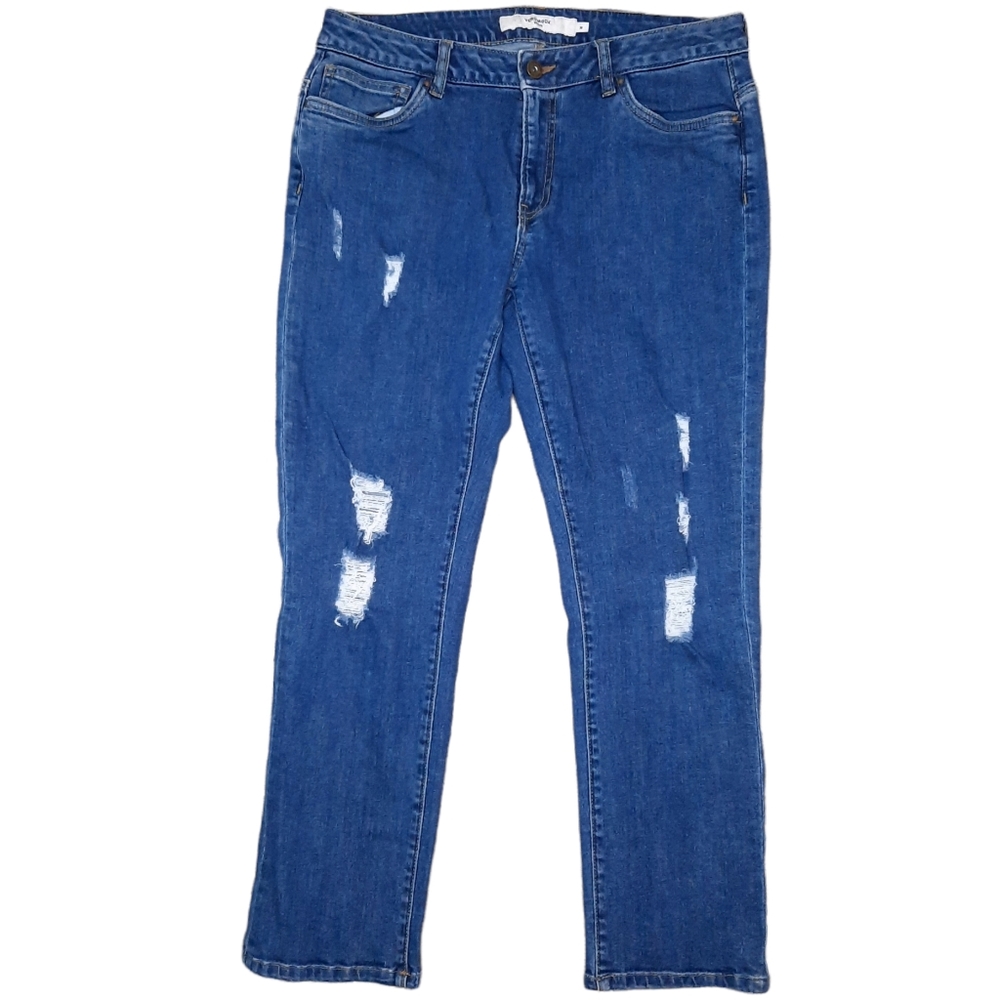 Vero Moda Women's Ankle Jeans Size 8 Distressed